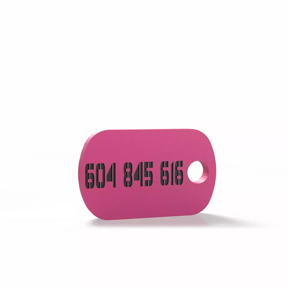 Chapita de forma militar rosa fucsia