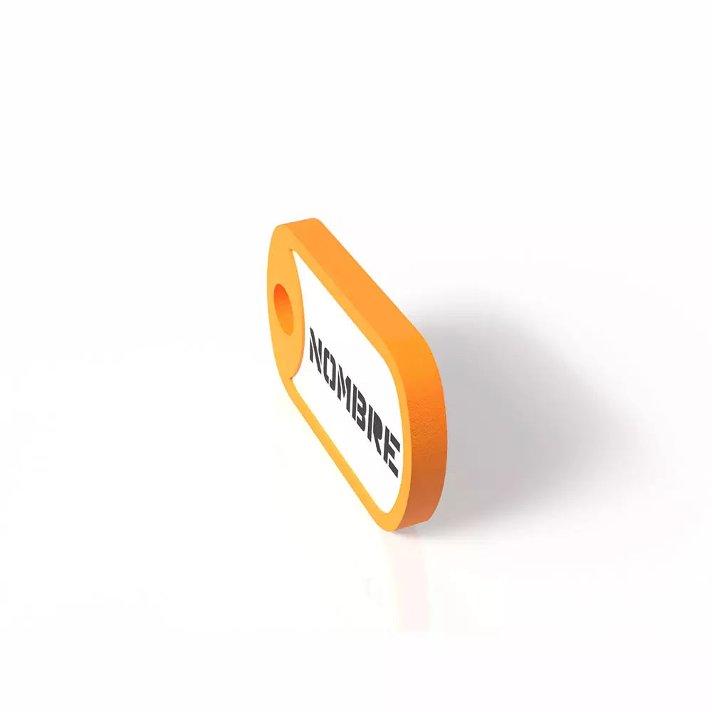 Chapita de forma militar naranja