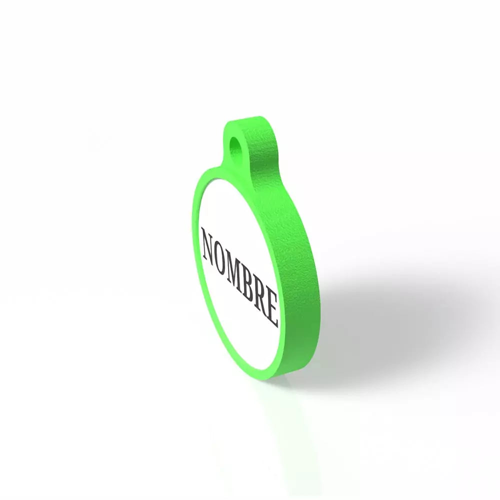 Chapita con forma redondita verde