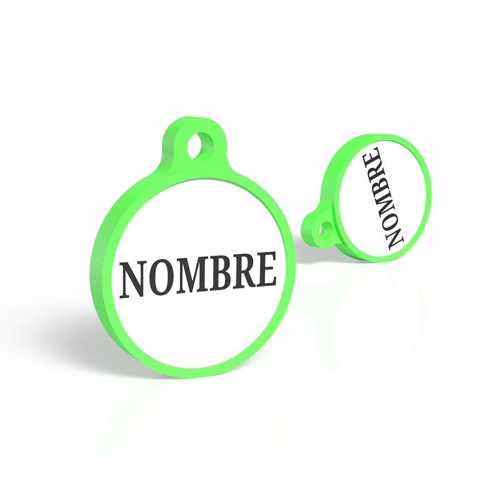 Chapita con forma redondita verde