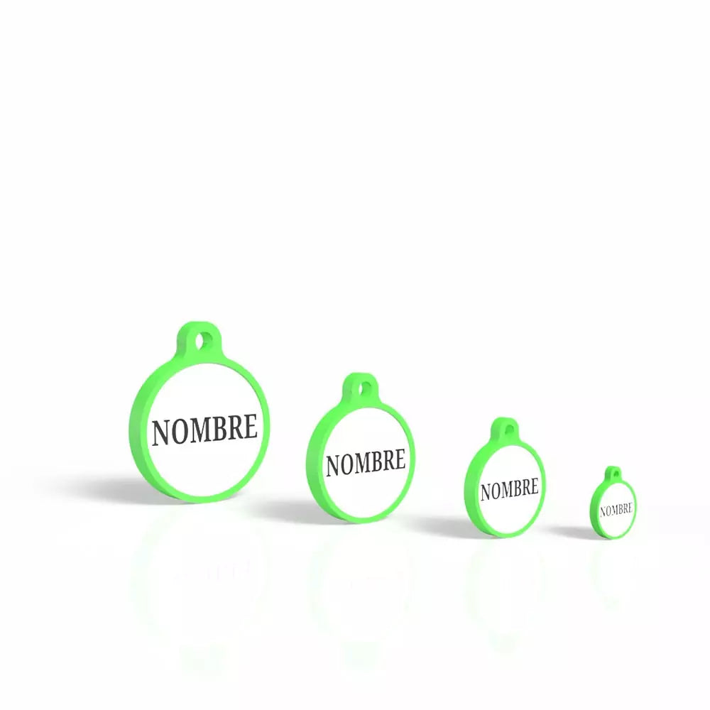 Chapita con forma redondita verde