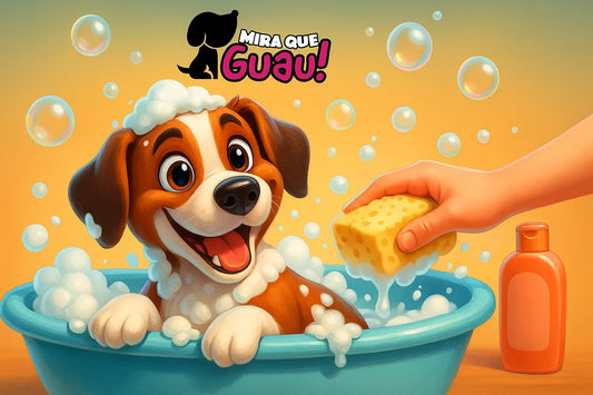 como bañar a tu perro