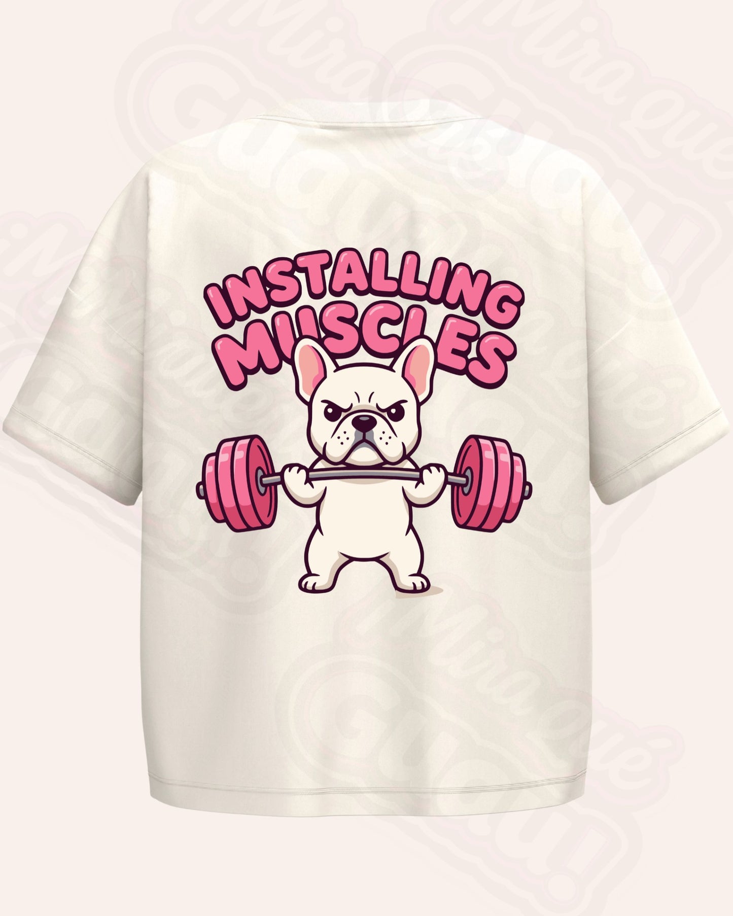 Camiseta Oversize Premium Mujer “Installing Muscles”