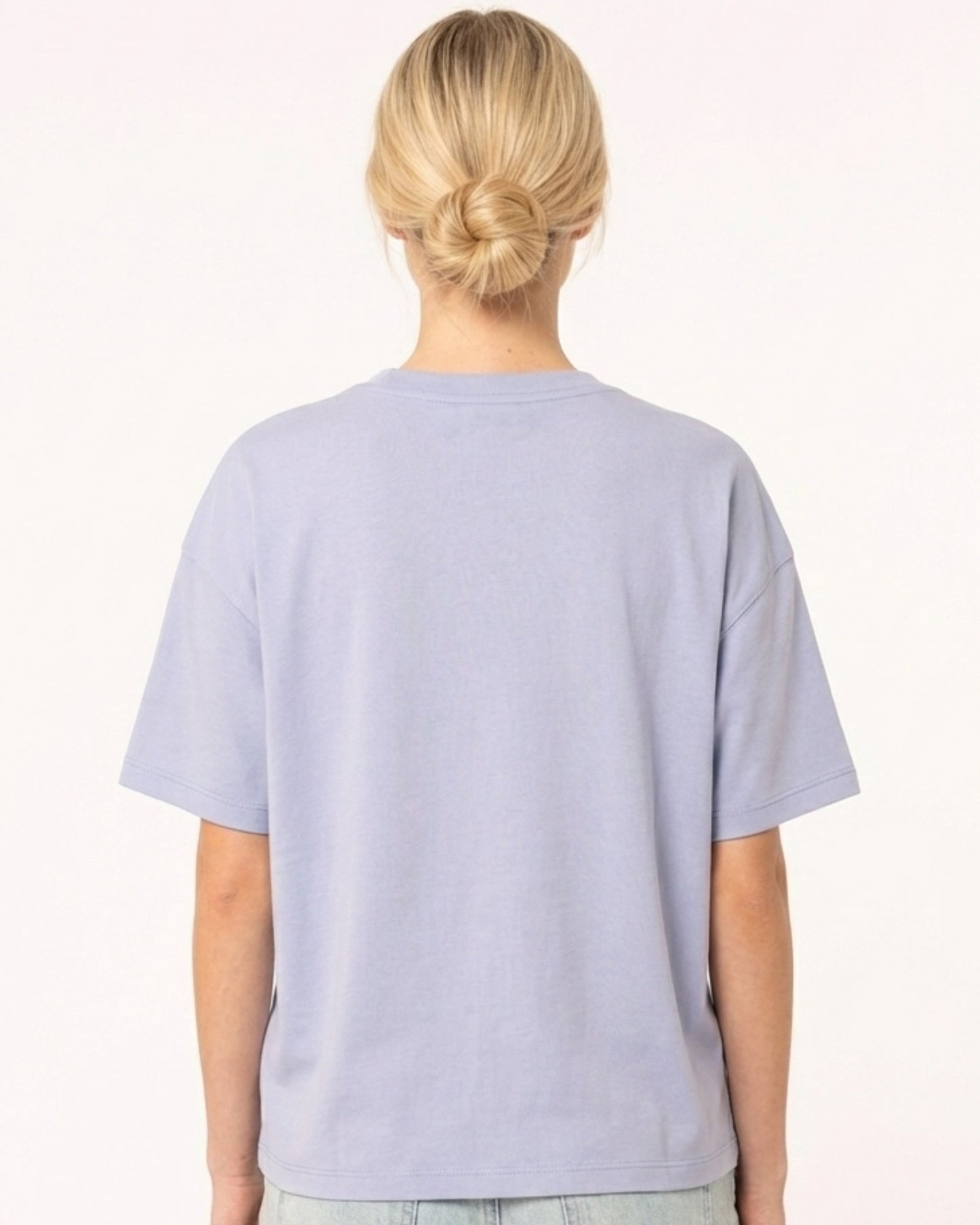 Camiseta  MUJER PUPPY POCKET corte oversize personalizada