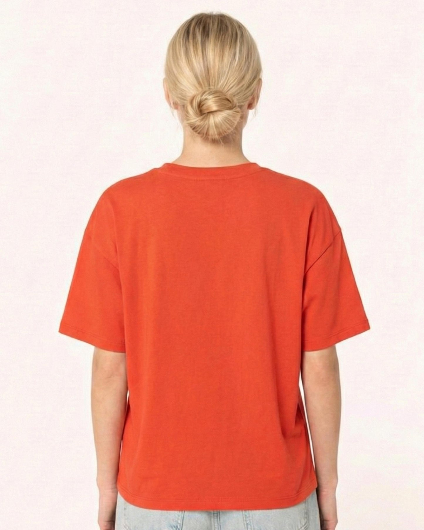 Camiseta  MUJER PUPPY POCKET corte oversize personalizada