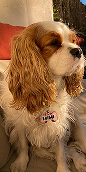 Mimi con su chapita Mira Qué Guau!