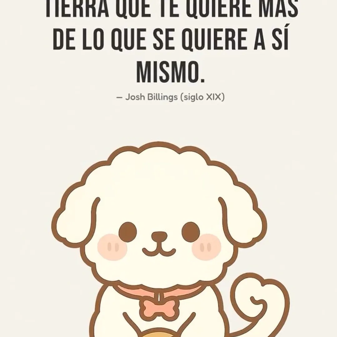 Un perro es lo único en la tierra que te quiere más de lo que se quiere a sí mis
