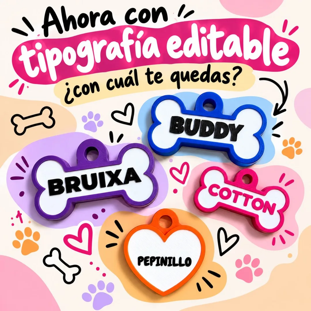 Y muchas más tipografías disponibles en miraqueguau.com 💕🐶. ¿Con cuál te queda