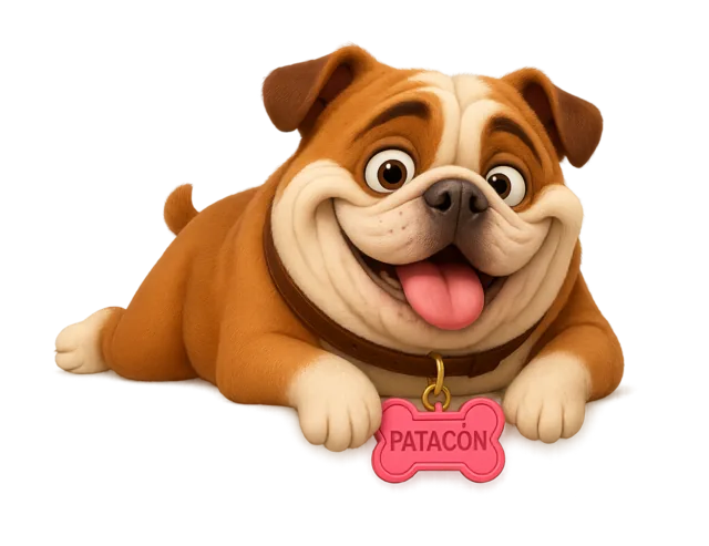 Patacón, el bulldog de Mira Qué Guau!